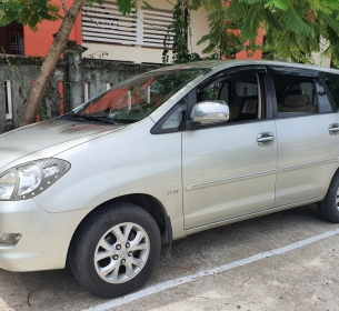 Thanh lý xe ô tô Toyota Innova, biển số: 92E-3437, màu sơn: ghi bạc, số chỗ: 08 chỗ. Năm sản xuất, đưa vừa hoạt động: 2008; số khung: RL4XW43G-989225880; số máy: 1TR-6571226 đã qua sử dụng