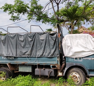 Thanh lý 01 xe ô tô tải mui phủ, nhãn hiệu Cửu Long, biển số 92E-0436, sản xuất và đưa vào sử dụng lần đầu năm 2008.  (bán theo hình thức bán phế liệu)